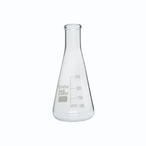 Erlenmeyer Flask Graduated With Narrow Mouth