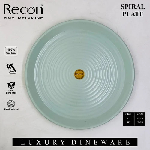 11 Inch Spiral Melamine Plate