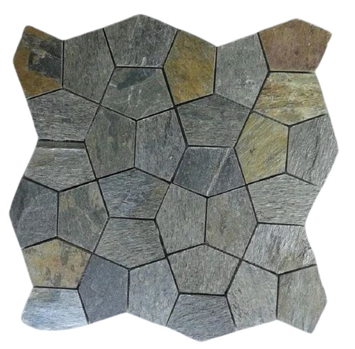 2Mm Stone Mosaic Wall Tiles - Color: Multi Color