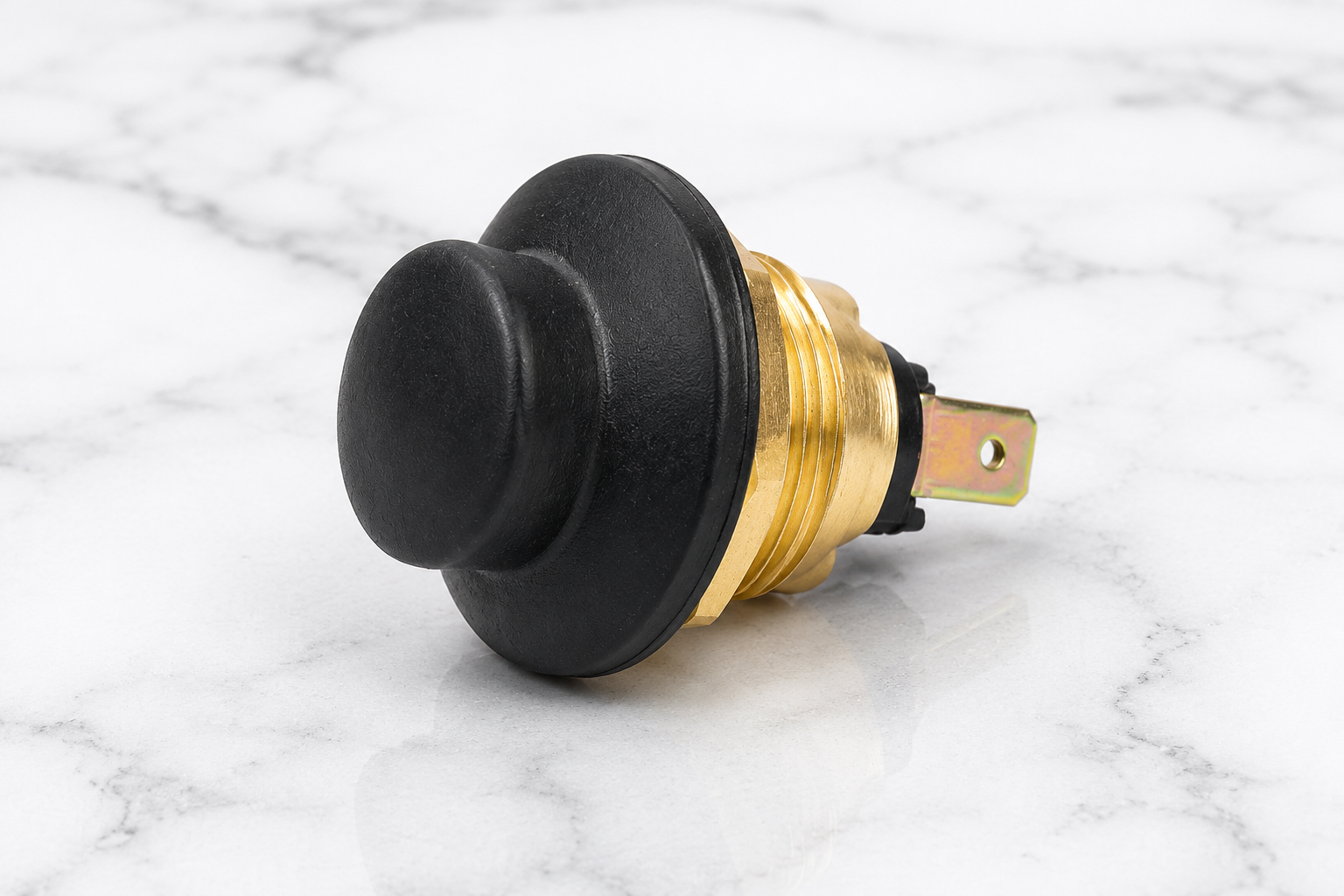 Horn Switch Push Type - Color: Black And Golden