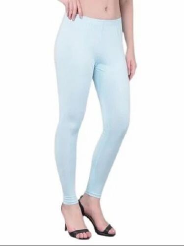 Ladies Solid White Legging
