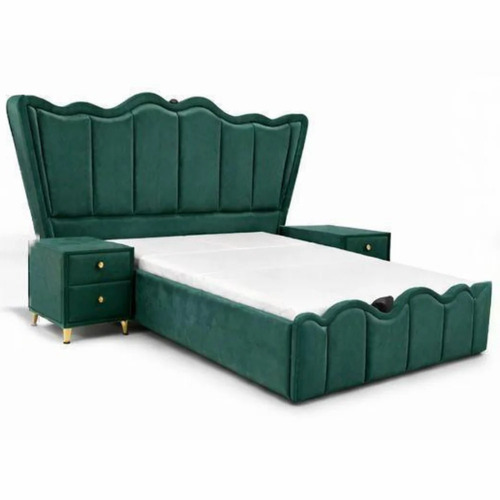 Royal Wave Wooden Bed