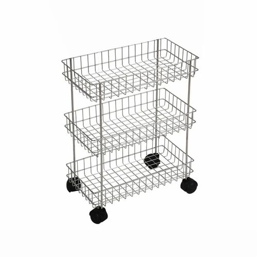 Stainless Steel Vegetable Basket & Fruit Basket Trolley