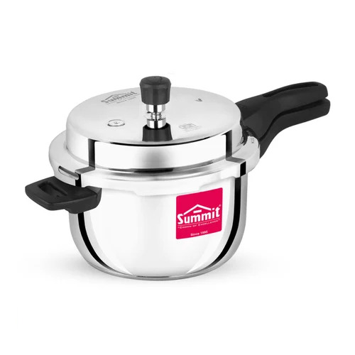 Summit Outer Lid 5 Liters Induction Base Tri-Ply Stainless Steel Pressure Cooker