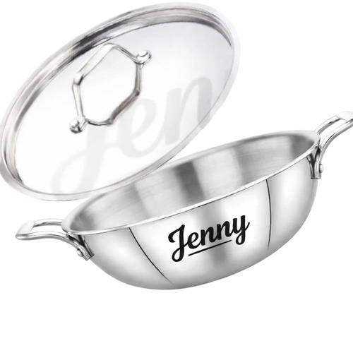 Triply Stainless Steel Kadai