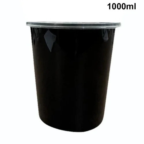 1000ml Round Disposable Food Plastic Container