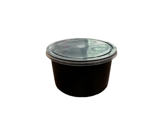 500 Ml Round Disposable Food Plastic Container