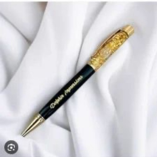 Laser engraved aluminium metal pen