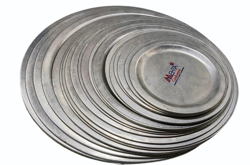 Round Aluminum Tope Covers - Aluminum, Silver, Polished | Durable, Rigid Alloy