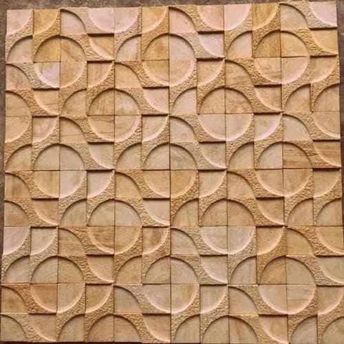 1.5mm Brown Stone Mosaic Wall Tiles