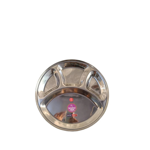 11 Inches Ss Compartment Plate