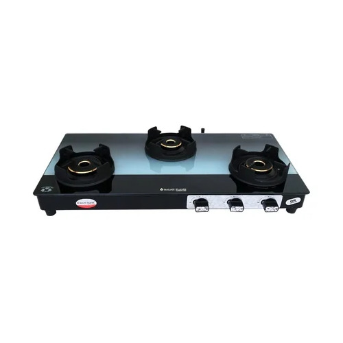 3 Burner Gas Stove Glass