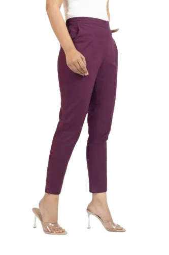 Ladies Office Wear Cotton Pant