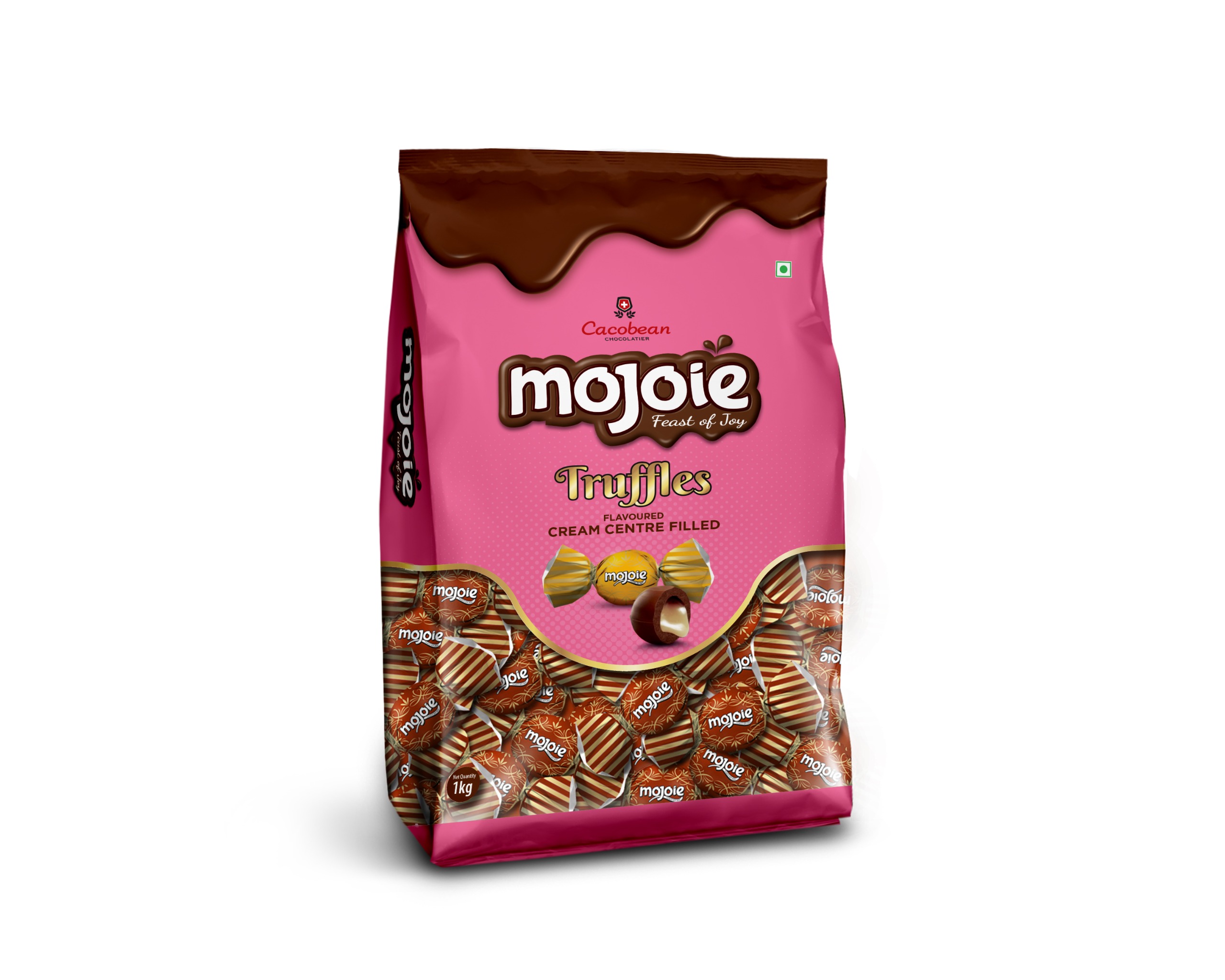 Mojoie Bb25m Cream Centre Filled Caramel Truffles Dt 1kg Pack