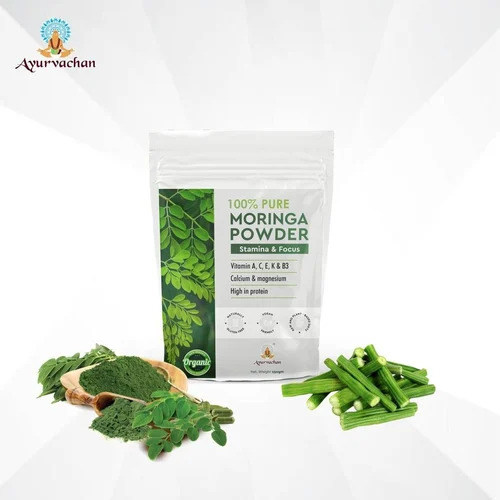 Moringa Leaves Powder - 250g Pack Green Finely Processed | Nutritional Supplement Immune Booster Blood Sugar Regulation