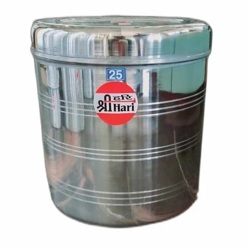 Round Aluminium Container