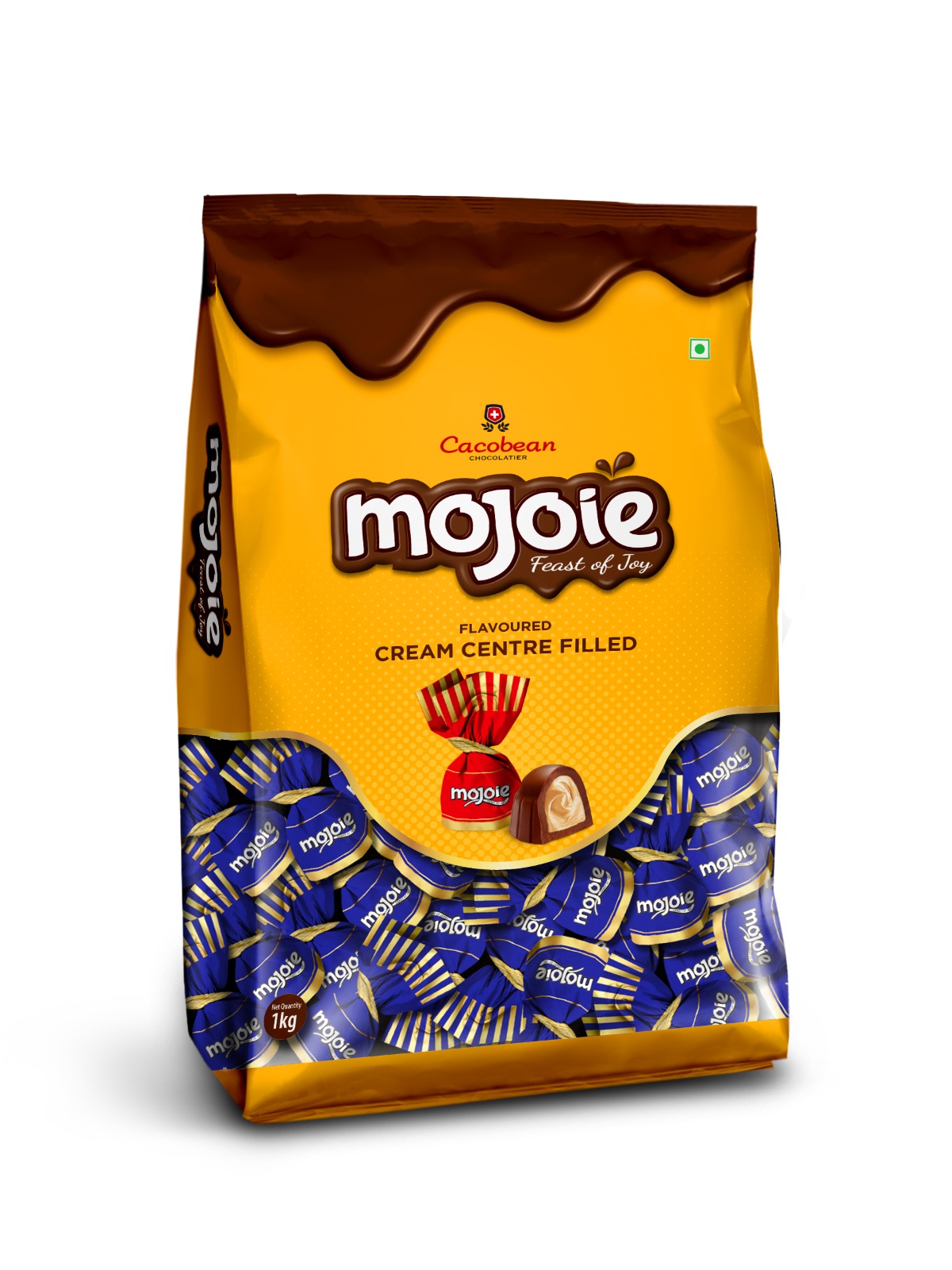 Vanilla Flavour Mojoie Bb12G Dome Tt Cream Centre Filled Chocolate Pack 1Kg - Water Resistant: No