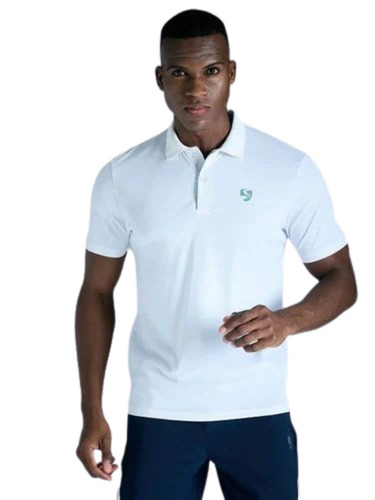White Plain Cotton Men T Shirt