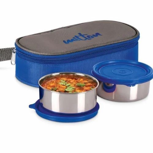Blue Insulated Steel Lunch Box