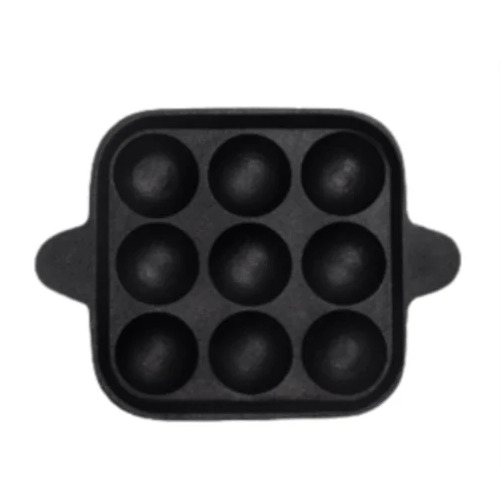Cast Iron Panniyaram Pan 9 Cavity / Non Induction Base(1.3)