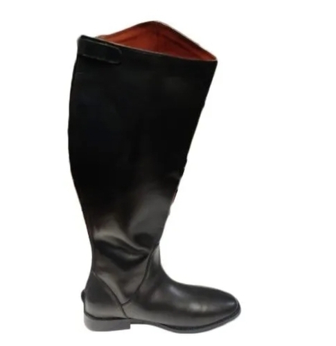 Casual Mens Leather Drill Boots - Color: Black