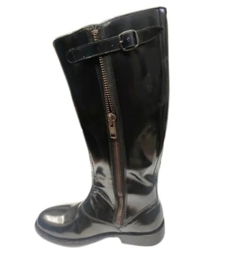 Casual Mens Leather Flying Boots - Genuine Leather Black, Ankle Support, Slip Resistant, Durable Build