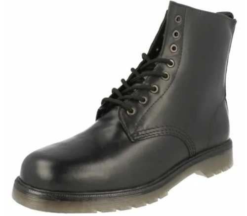 Casual Mens Leather Zip Boots