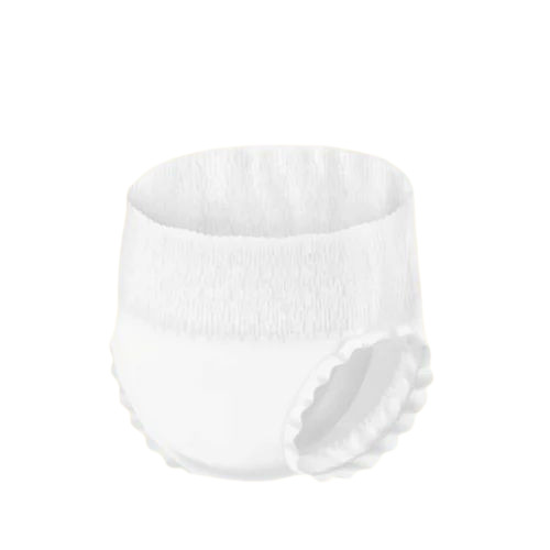 Cosynap Large 1 Baby Diaper Pants - Cotton, L, White | Leak Guard, Up to 12 Hours Absorption