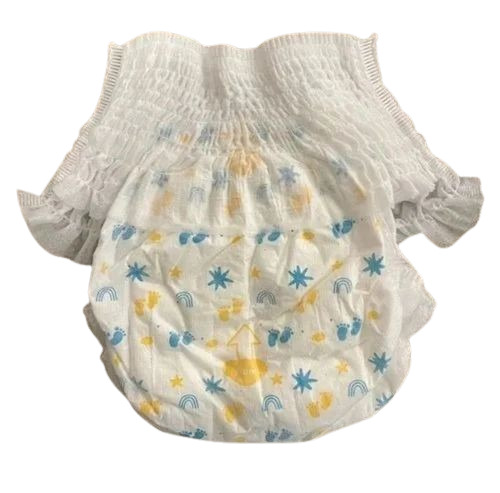 Cosynap Medium 1 Baby Diaper Pants - Cotton, Size M, White | Leak Guard, Anti-bacterial, 12 Hours Absorption