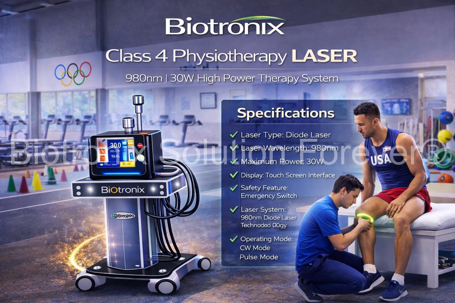 Economical Class IV Laser Therapy Device for Physiotherapy Rehabilitation