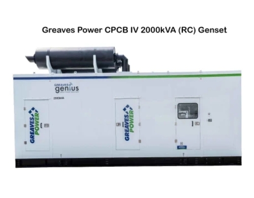Greaves Power Cpcb Iv 2000kva (He) Genset - White, Three Phase, 50Hz, 220-440V | Reliable Power, CPCB IV+ Compliant, Fuel Efficient, Low Emissions, Silent Operation, Robust Engine, Continuous Performance, Easy Maintenance