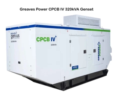 Greaves Power CPCB IV 2000kVA - White, Three Phase, 50Hz, 220-440V | Reliable Fuel Efficient Low Emissions Silent Robust Engine