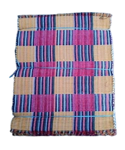 Multicolor Cotton Floor Mat