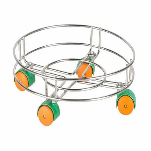 Stainless Steel Lpg Gas Cylinder Trolley