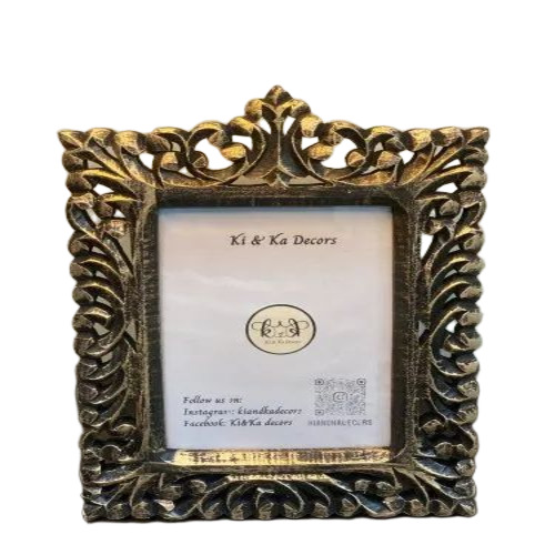 Wooden Carving Photo Frame