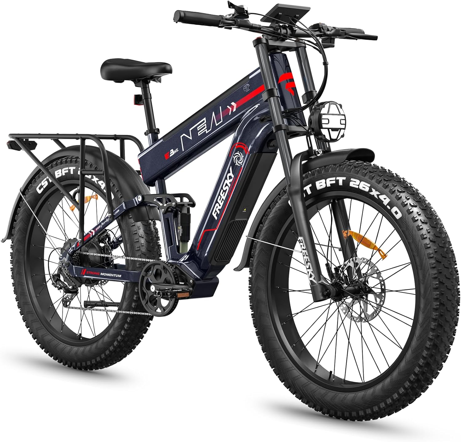 2026 Alaska Pro Dual Battery 48V 45AH 200 Miles 40MPH Electric Bike For Adult