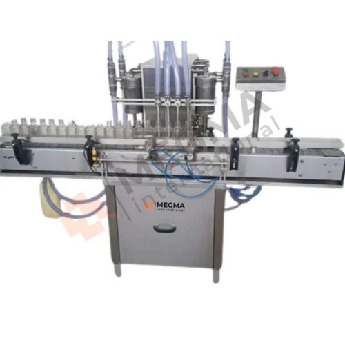 Automatic Volumetric Liquid Filling Machine - Stainless Steel, Standard Size, Silver, 220-440v | Precise Dispensing, Digital Control, Fast Filling