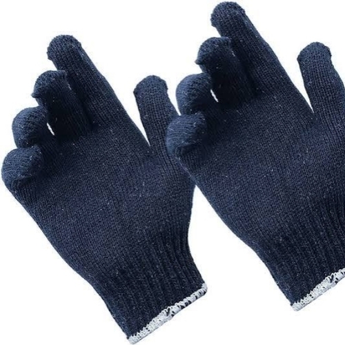 Blue Cotton Hand Gloves 35gms - Raj Guard Mate