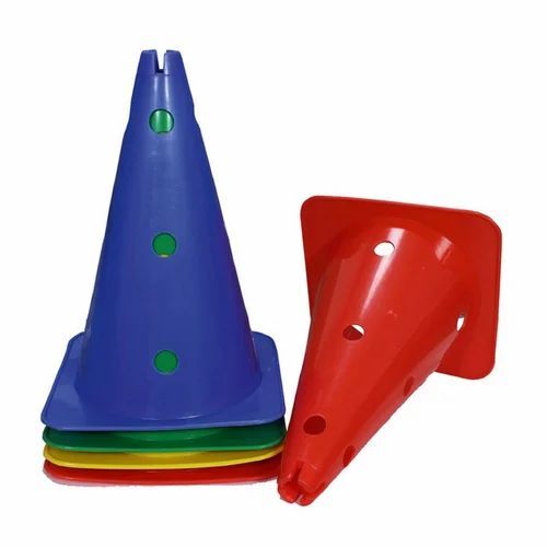 Combi Cone Marker - Plastic, Standard Size, Multicolor | Eco Friendly, Long Lasting