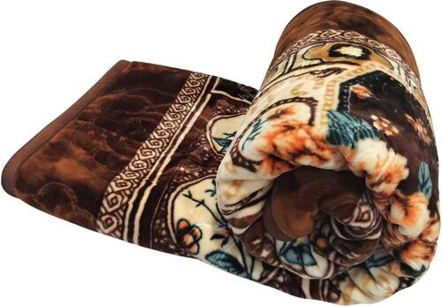 Floral Double Mink Blanket