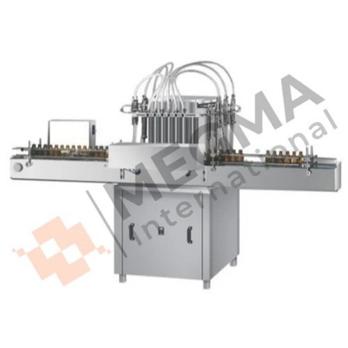 Liquid Filling Machine - Stainless Steel, Standard Size, Silver, Electric Drive | Automatic, High Efficiency, Accurate Filling, Adjustable Volume, Durable, Easy Control