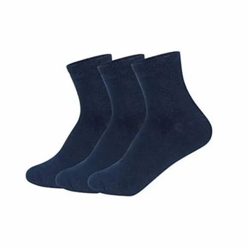 Plain Cotton School Socks