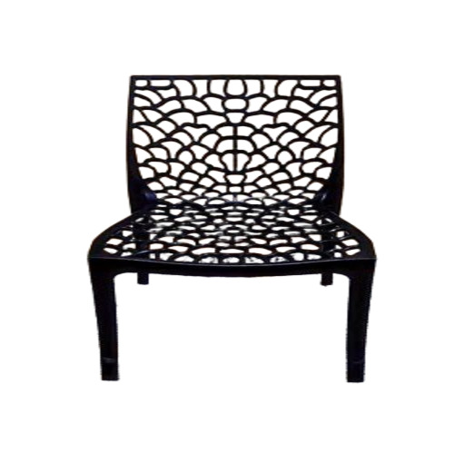 Plastic Black Cafe Chair
