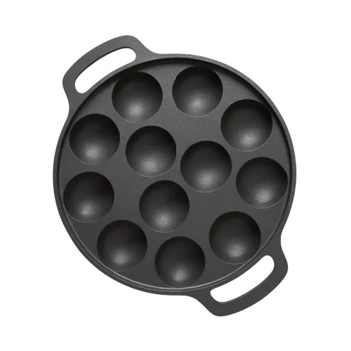 12 Pits Cast Iron Appam Patra