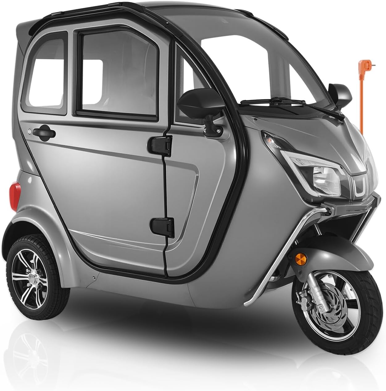 3 Wheel Enclosed Mobility Scooter For Seniors Adults