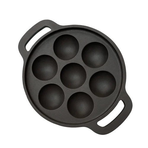 7 Pits Iron Appam Patra