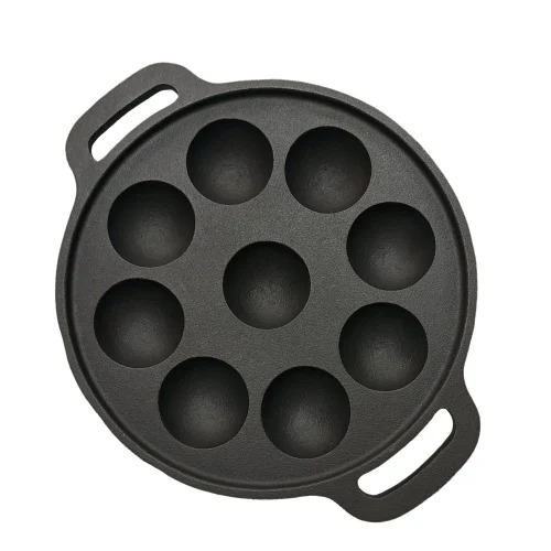 9 Pits Cast Iron Appam Patra