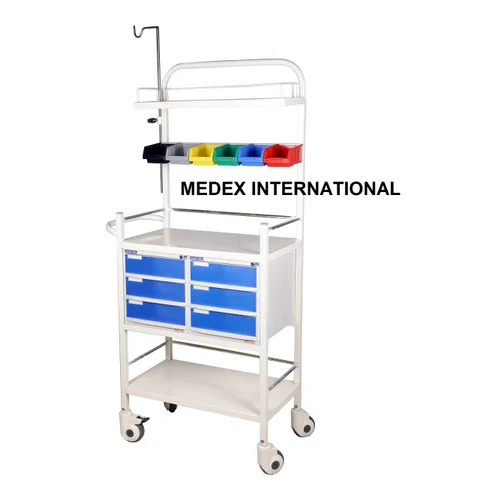 Crash Cart Trolley Powder Coated