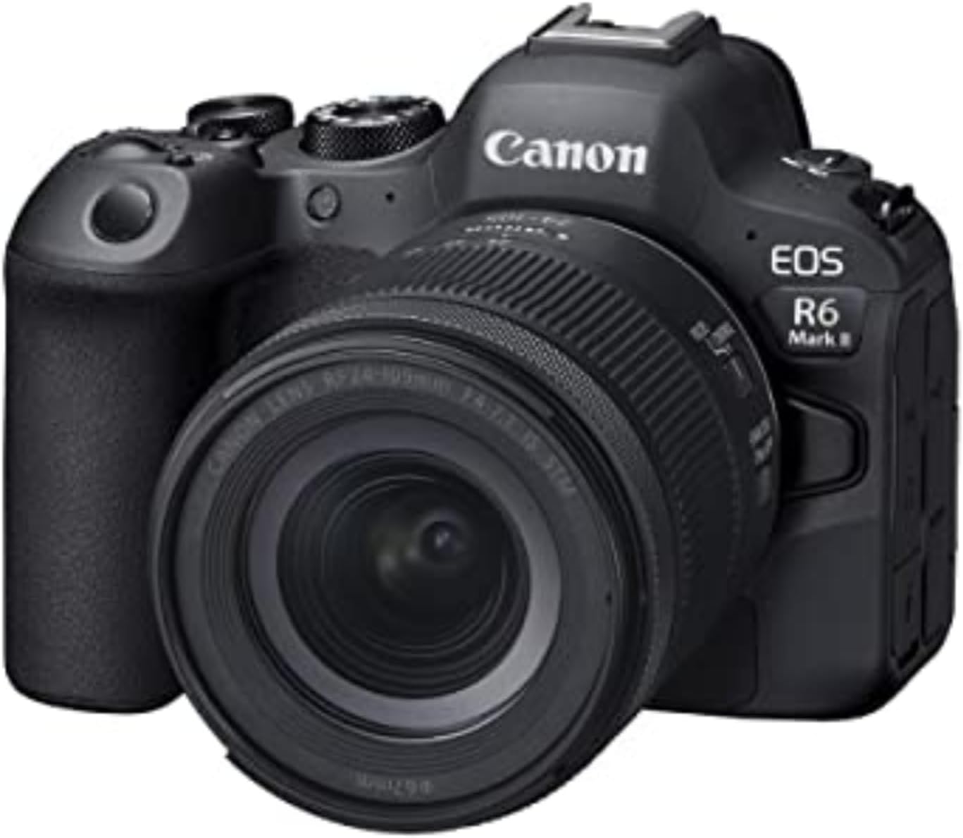 EOS R6 Mark II Mirrorless Camera RF24-105mm F4-7.1 STM Lens Kit - ABS Plastic Body, 205x120x40mm, Black