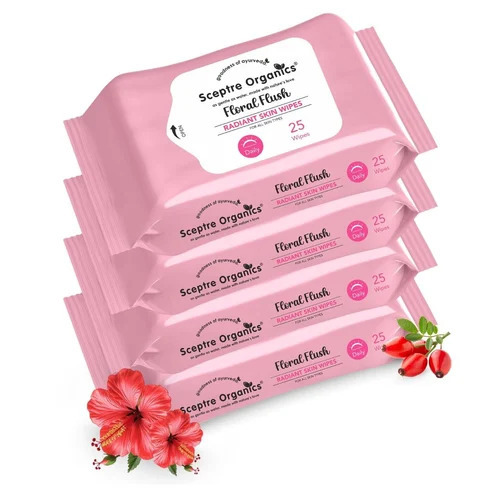 Floral Flush Wipes